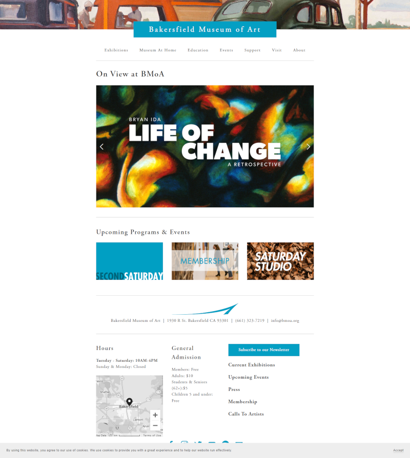 The Bakersfield Museum of Art Homepage