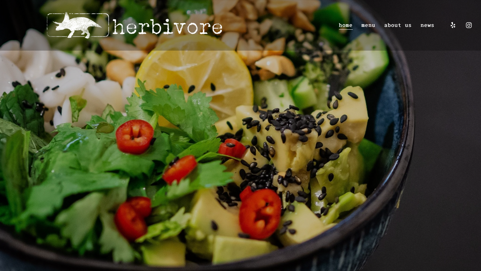 Preview of Herbivore Restaurant of Bakersfield website