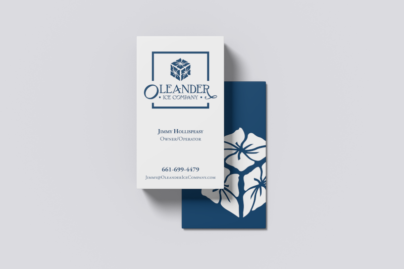 Business Cards for Oleander Ice Company